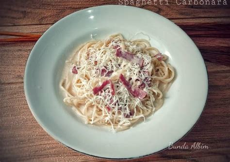 Resep Spaghetti Carbonara Simple