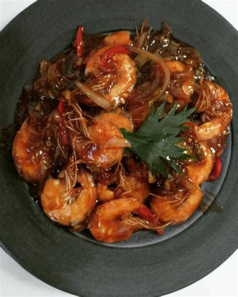 Resep Udang Saus Tiram Saori