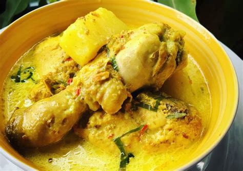 Resepi Aneka Ayam Masak Lemak Kuning Malaysia yang Menggugah Selera