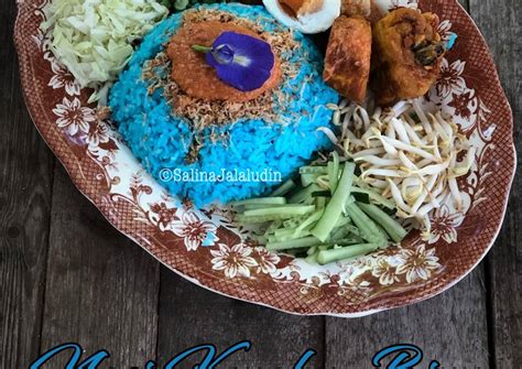 Resepi Nasi Kerabu Biru