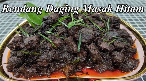 Resepi Rendang Daging Hitam