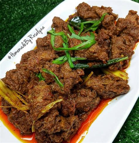 Resepi Rendang Daging Kuning Pastel