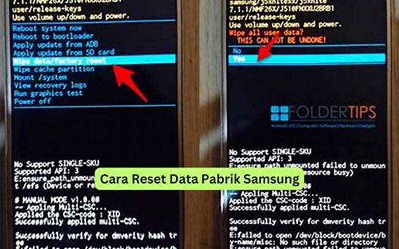 Reset Data Pabrik