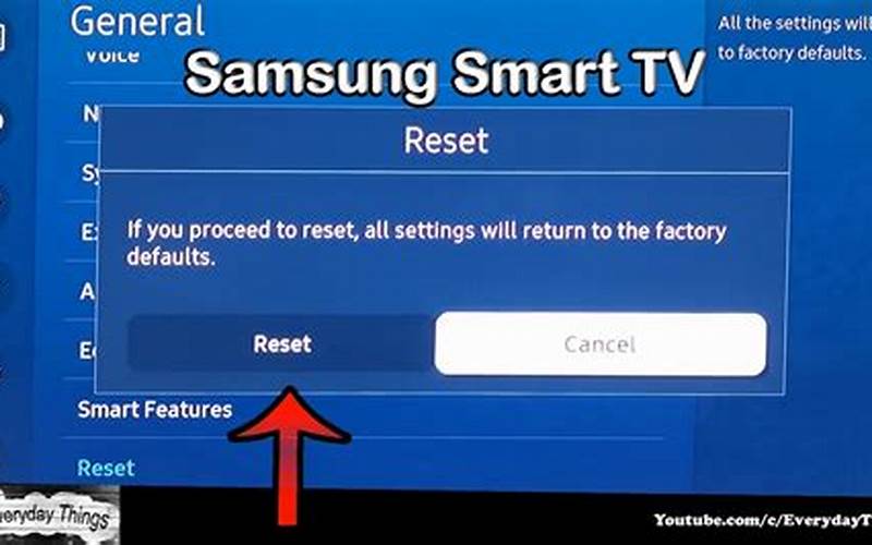 Reset Samsung Tv