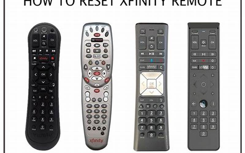 Reset The Remote Control