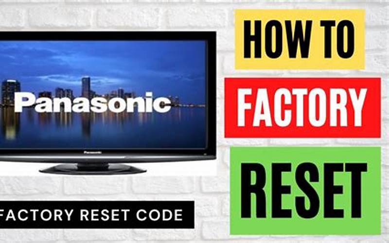 Reset Tv Digital Panasonic