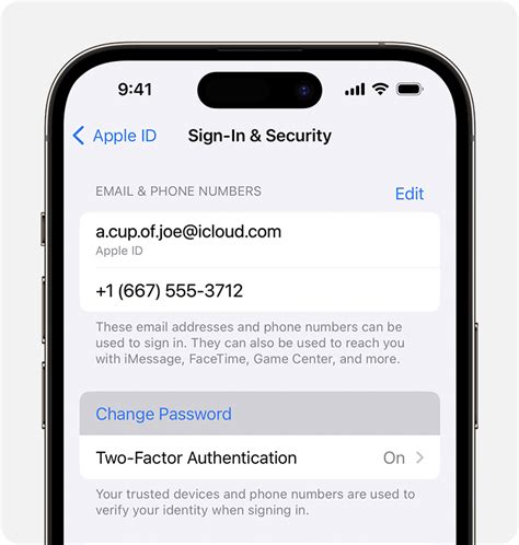 Reset Apple ID Password in iOS Device