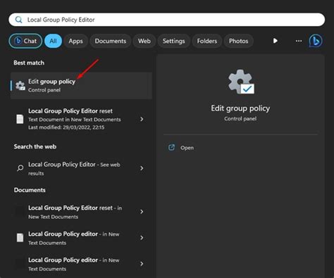 Reset Group Policy Settings Using Local Group Policy Editor