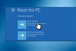 Reset PC Windows 10