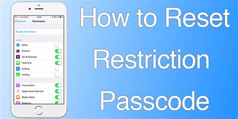 Reset Restrictions Passcode Using iBackupBot and Pinfinder on iPhone