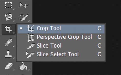Reset The Values For Crop Tool
