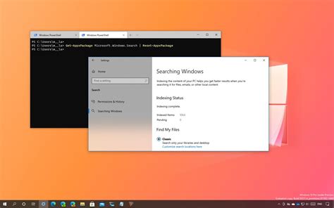 Reset The Windows 10 Search Settings