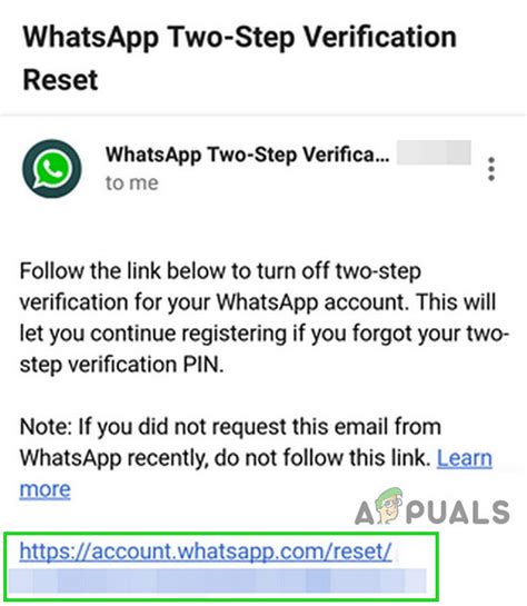 Reset WhatsApp Pin With Forgotten Email Address
