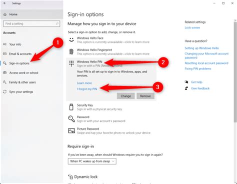 Reset Your PIN Using Your Microsoft Account