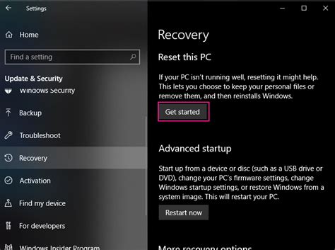 Reset Your Windows PC to Fix the Side-by-Side Configuration Error