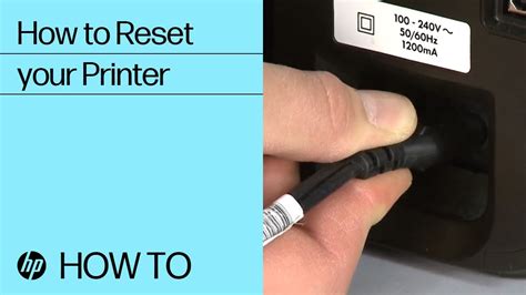 Reset printer