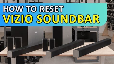 Reset the Sound Bar