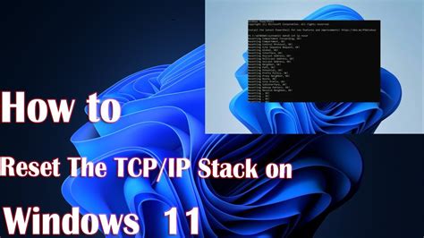 Reset the TCP/IP Stack