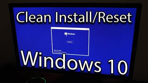 Reset this PC for a Clean Install