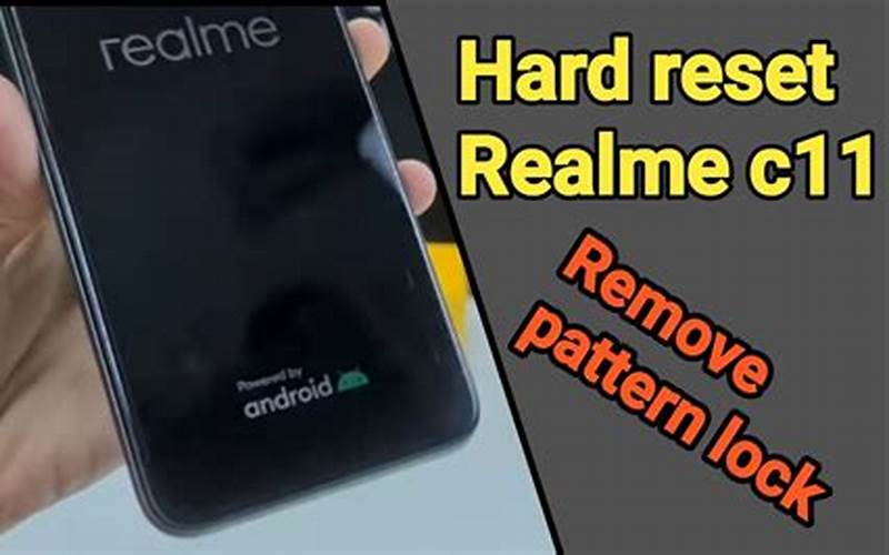 Resetting Realme Phone