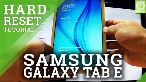 Resetting a Samsung Galaxy Tablet