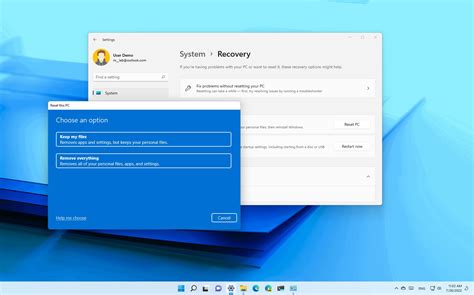 Resetting Windows 11 PC to Factory Settings