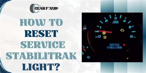 Resetting a Stabilitrak Light