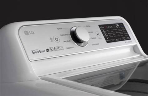 Resetting and test run on LG Washer