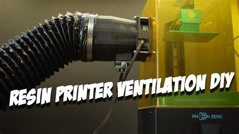 Resin Printer Enclosure Ventilation