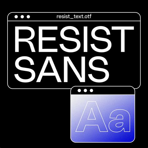 Resist Sans Text - Type Department