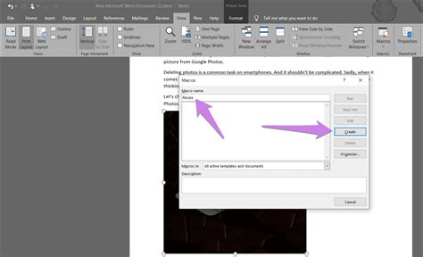 Resize a Microsoft Word Document