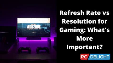 Resolution vs refresh rates
