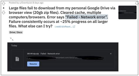 Resolve Google Drive Network Issues: Seamlessly Download Large Files