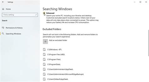 Resolving Search Issues on Windows 10