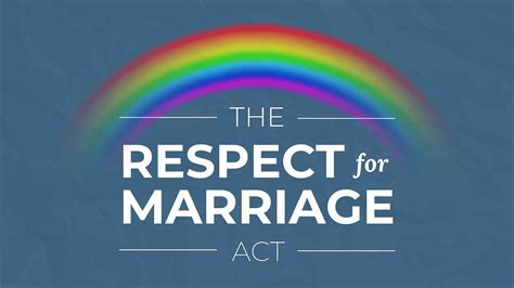 Discover the Details of the Respect for Marriage Act Text: An Overview of Marriage Equality Laws in the United States
