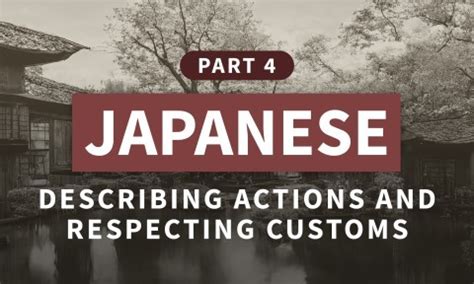 Respecting Japanese Customs