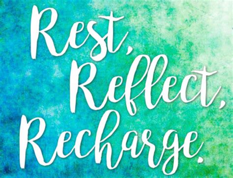 Rest and Reflect