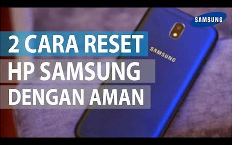 Restart Perangkat Samsung