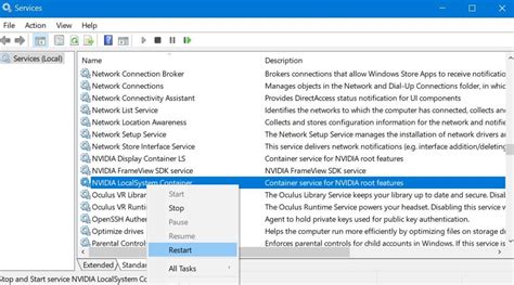 Restart Certain Nvidia Services