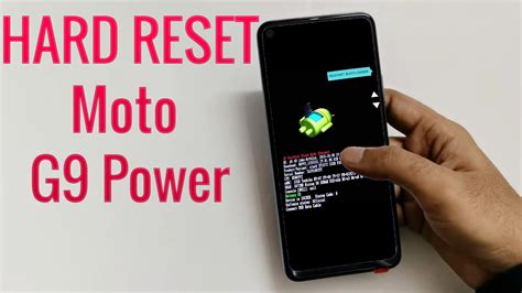 Restart Moto G Power