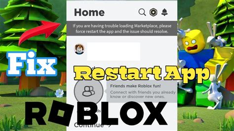 Restart Roblox app