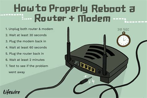Restart Your Router and Modem