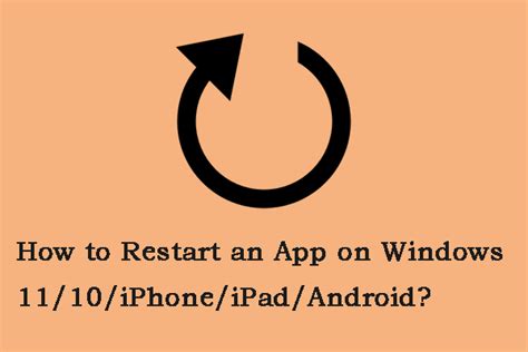 Restart the App