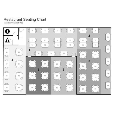 Dining Room Table Layout Microsoft Excel Spreadsheet