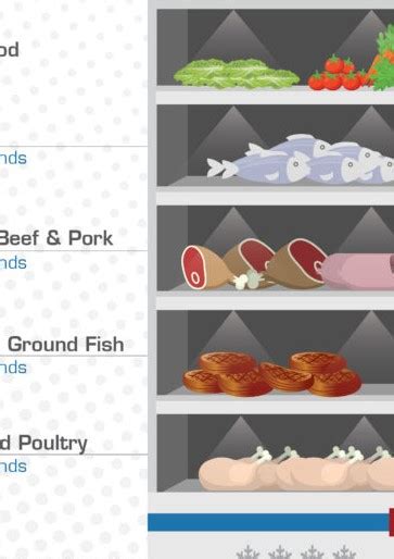 Restaurant Food Storage Chart