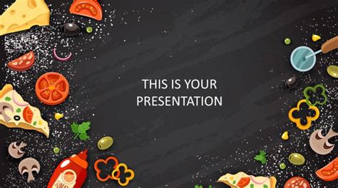 Restaurant Menu Theme Powerpoint Templates - Food & Drink - Free PPT Backgrounds and Templates