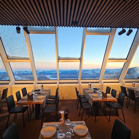 Restaurant at glacier 3000