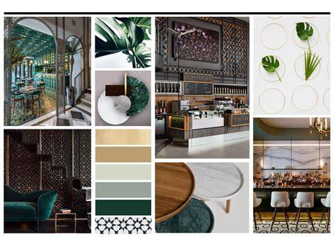Restaurant moodboard examples