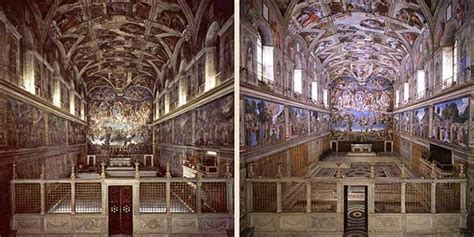 Restoration Sistine Chapel