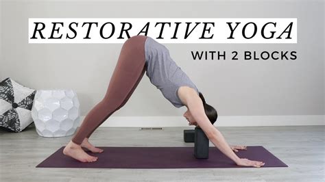 Restorative Yoga Poses With Blocks